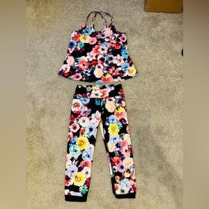 Old Navy Floral Workout Set